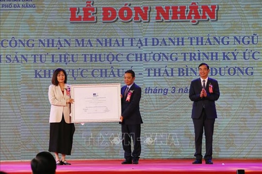 Ma nhai là Di sản tư liệu của khu vực châu Á - Thái Bình Dương