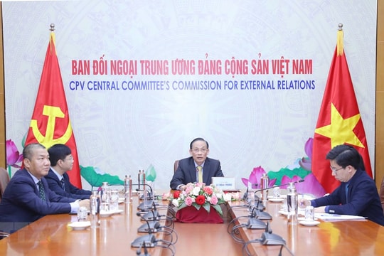 Trưởng ban Đối ngoại Trung ương điện đàm với Trưởng ban Đối ngoại Trung ương Đảng Cộng sản Cuba