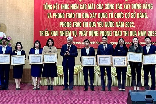 14 tập thể diện Ban Thường vụ Tỉnh ủy quản lý xếp loại hoàn thành xuất sắc nhiệm vụ năm 2022
