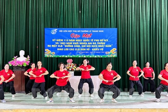 Ra mắt Câu lạc bộ Dưỡng sinh-Khí nội dịch Nhất Nam đầu tiên ở Hải Dương