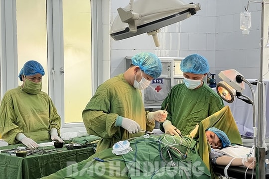 Phát triển kỹ thuật y tế hiện đại ở một trung tâm y tế tuyến huyện
