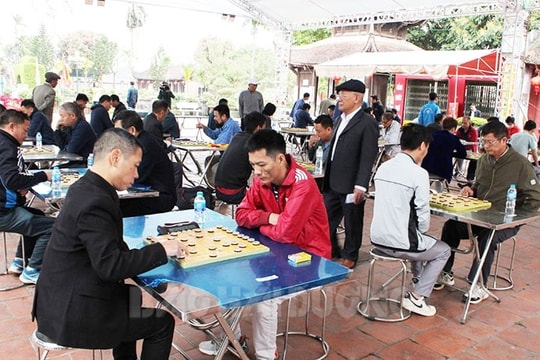 52 kỳ thủ tranh Giải vô địch cờ tướng Hội Nhà báo tỉnh Hải Dương