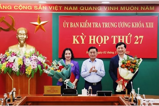 ​Bộ Chính trị chuẩn y hai Phó Chủ nhiệm Ủy ban Kiểm tra Trung ương khóa XIII
