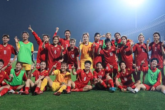 U20 nữ Việt Nam được thưởng 200 triệu đồng