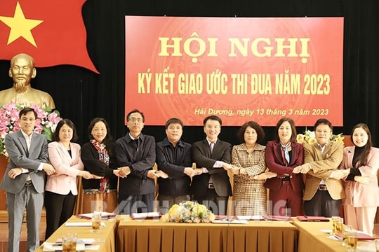 [Audio] MTTQ và các tổ chức chính trị - xã hội ký kết giao ước thi đua 