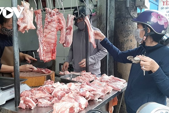 Giá thịt lợn hơi tiếp tục giảm: Nguồn cung tăng, sức mua thấp