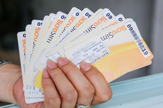 Nhà mạng bán sim rác có thể bị đình chỉ mở rộng thuê bao