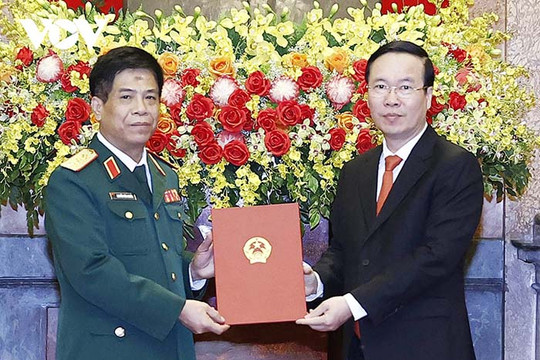 Thăng quân hàm Thượng tướng cho Phó Tổng Tham mưu trưởng Quân đội nhân dân Việt Nam
