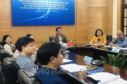 Khởi động Dự án Hỗ trợ hợp tác xã do phụ nữ tham gia quản lý