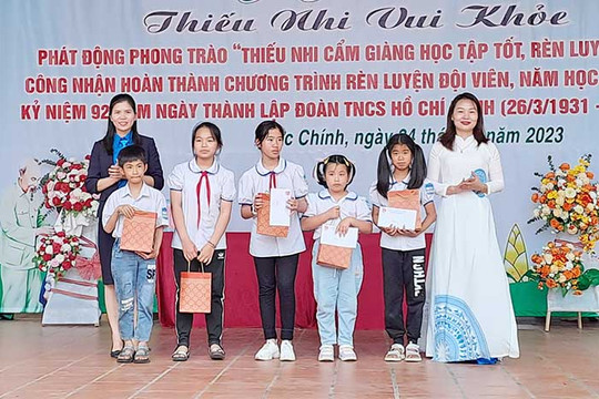 Sôi nổi Ngày hội thiếu nhi vui khỏe ở Cẩm Giàng