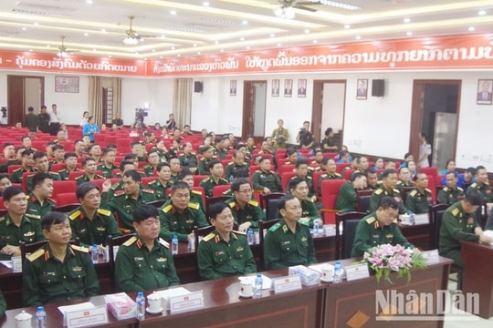 Tăng cường đoàn kết Việt Nam-Lào, xây dựng biên giới hòa bình
