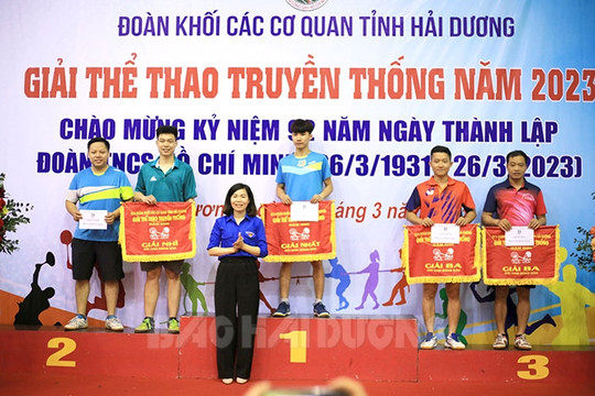 200 thanh niên tham gia Giải thể thao truyền thống Đoàn Khối các cơ quan tỉnh Hải Dương năm 2023