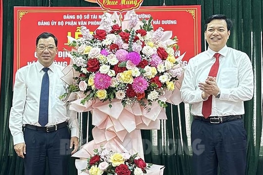 Thành lập Đảng bộ bộ phận Văn phòng đăng ký đất đai tỉnh