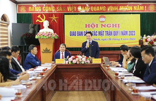 Đẩy nhanh tiến độ tổng kết 20 năm tổ chức Ngày hội Đại đoàn kết toàn dân tộc