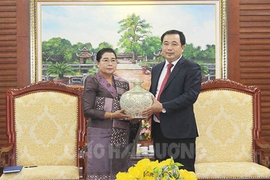 Hai Duong, Vientiane bodies to strengthen comprehensive cooperation