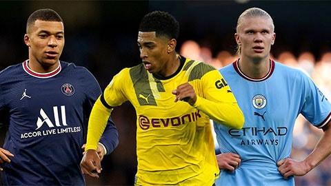 Mbappe, Haaland và Bellingham lọt top 3 cầu thủ giá trị nhất
