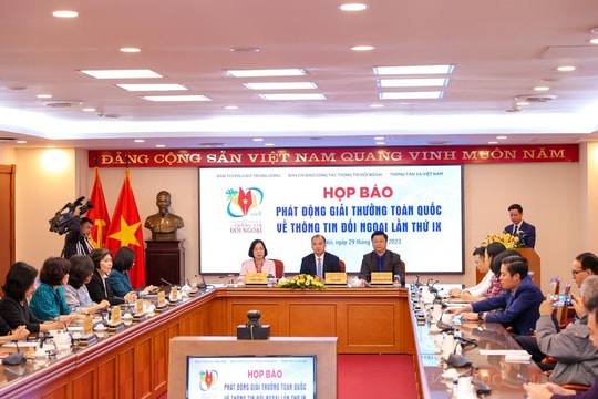 Giải thưởng thông tin đối ngoại: Nhân lên khát vọng và tự hào Việt Nam
