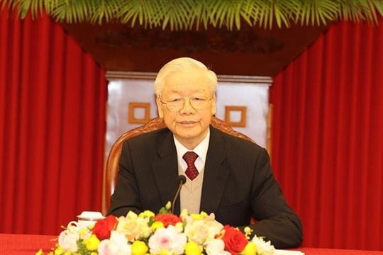 Tổng Bí thư Nguyễn Phú Trọng điện đàm cấp cao với Tổng thống Hoa Kỳ Joe Biden 