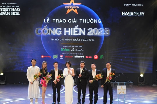 Ấn tượng đêm trao Giải thưởng Cống hiến 2023