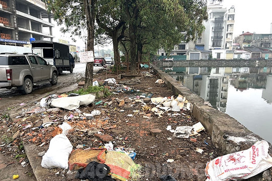 Nhếch nhác bờ hồ Cơ Khí