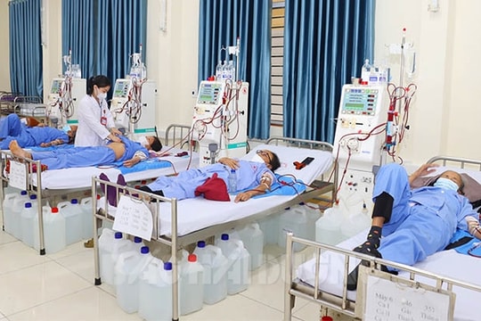 40 bệnh nhân ở Gia Lộc đăng ký chờ chạy thận nhân tạo 