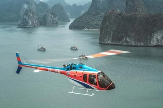 Tour du lịch trực thăng ngắm Vịnh Hạ Long giá bao nhiêu?