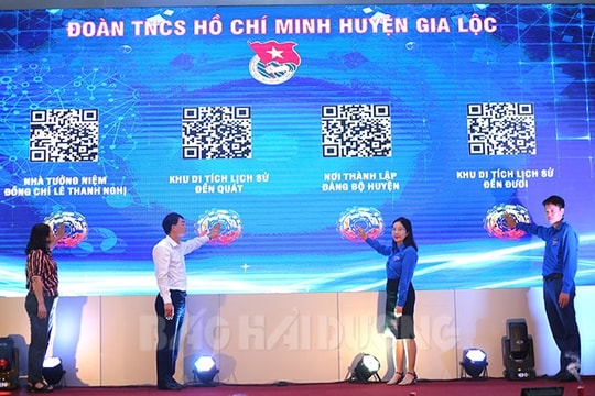Tuổi trẻ Gia Lộc ra mắt bản đồ số các di tích lịch sử cấp quốc gia