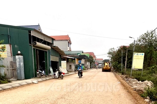 Cẩm Giàng đầu tư trên 15 tỷ đồng cải tạo đường 196