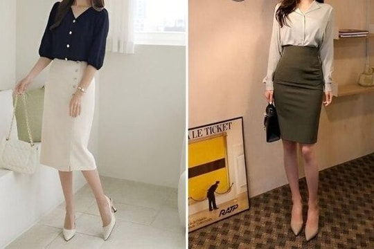 Những mẫu chân váy công sở hot nhất hiện nay