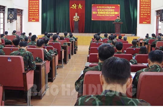 Hải Dương mở lớp bồi dưỡng kiến thức quốc phòng - an ninh đầu tiên năm 2023