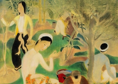 Silk painting by acclaimed Vietnamese painter Le Pho auctioned for over $2.3mn