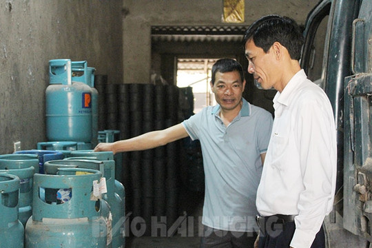 69 cơ sở kinh doanh gas ở Ninh Giang chưa có giấy chứng nhận đủ điều kiện về an ninh trật tự
