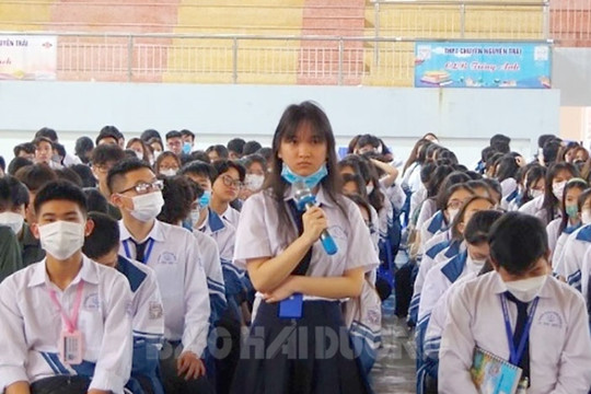 Nhiều địa phương ở Hải Dương tổ chức tuyên truyền, hướng nghiệp tuyển sinh quân sự