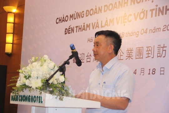 Hải Dương cam kết tạo điều kiện thuận lợi cho các nhà đầu tư Đài Loan