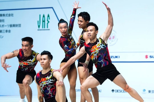 Aerobic Việt Nam giành huy chương vàng Cúp thế giới 2023