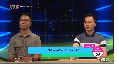 Chương trình Vua tiếng Việt sai chính tả