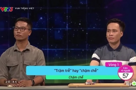 Chương trình tôn vinh tiếng Việt nhưng lại mắc lỗi chính tả cơ bản