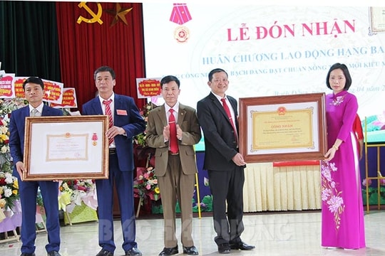 Xã đầu tiên ở Kinh Môn đạt chuẩn nông thôn mới kiểu mẫu