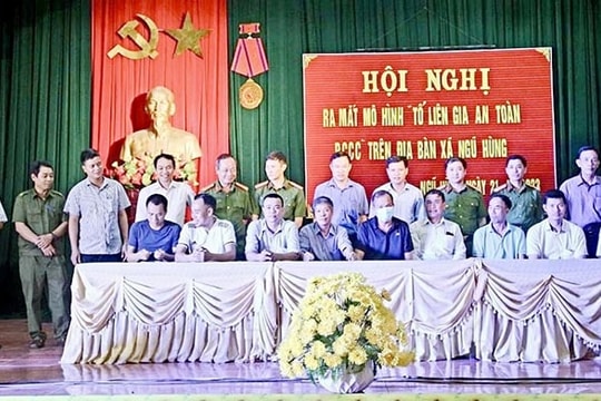 Thanh Miện đã thành lập 17 tổ liên gia an toàn phòng cháy chữa cháy