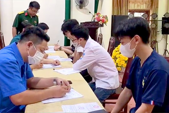 Hải Dương làm chặt đăng ký nghĩa vụ quân sự tuổi 17  