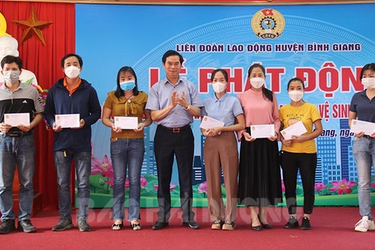 Bình Giang chăm lo đời sống công nhân, người lao động