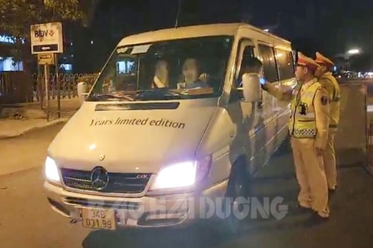 Hơn 53% số vi phạm giao thông ở Hải Dương 3 ngày đầu nghỉ lễ là không đội mũ bảo hiểm