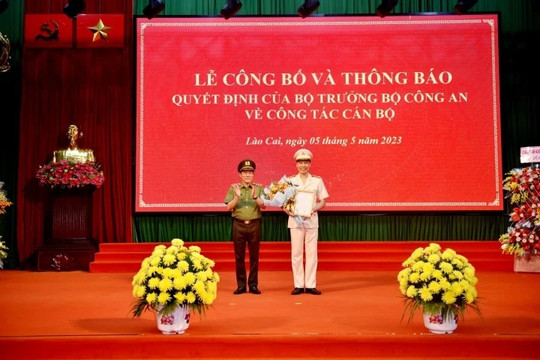 Đại tá Cao Minh Huyền giữ chức Giám đốc Công an tỉnh Lào Cai