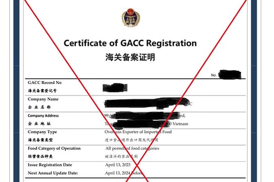Giả chứng nhận xuất khẩu nông sản sang Trung Quốc, SPS Việt Nam cảnh báo khẩn