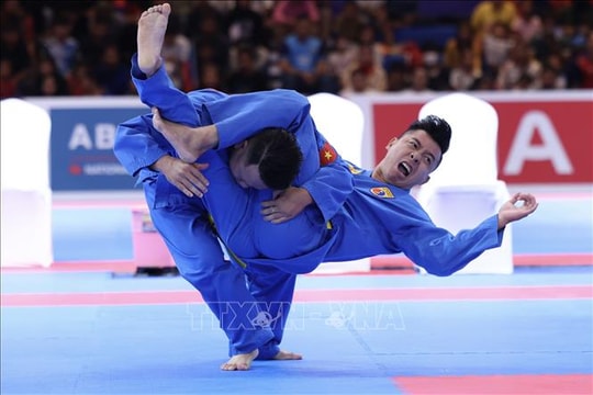 SEA Games 32 Việt Nam tiếp tục giành huy chương ở môn Vovinam, cờ ouk chaktrang