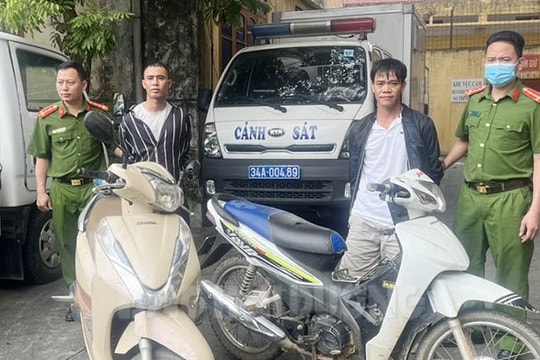2 đối tượng ngoại tỉnh cướp xe máy lúc rạng sáng