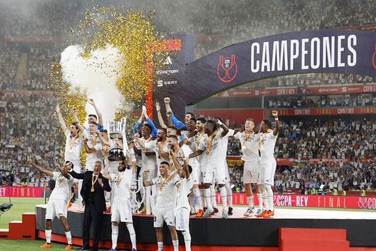 Real Madrid đăng quang cúp Nhà vua Tây Ban Nha