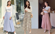 4 mẫu chân váy dài chân ái cho nàng diện hè