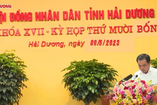 Kỳ họp thứ 14 HĐND tỉnh Hải Dương khóa XVII thông qua 10 nghị quyết quan trọng