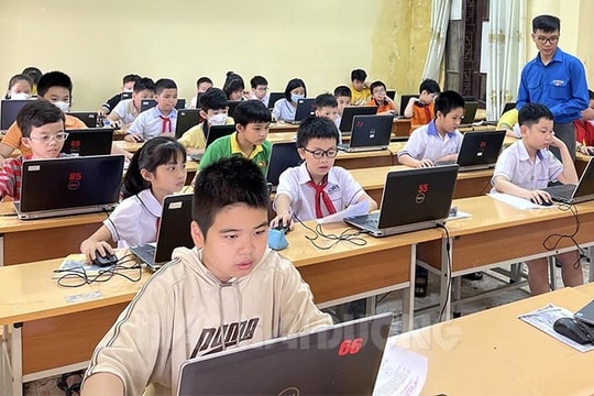 Gần 60 học sinh ở TP Hải Dương thi "Tin học trẻ"